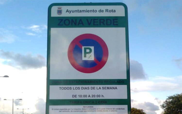 Una de las señales indicativas de la zona verde / FOTO: Verdes Equo