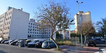 El solar de la barriada que espera el último bloque / FOTO: Eulogio García