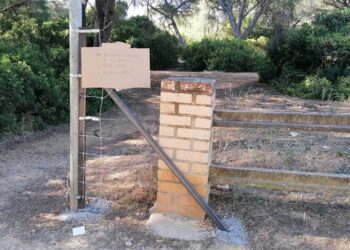 Parte del tramo vandalizado / FOTO: Ayto.