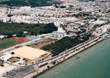 Vista aérea de los suelos a reordenar / FOTO: Ayto.