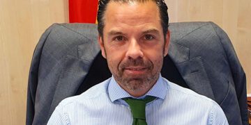Cervantes Sánchez, en la foto distribuida por Navantia