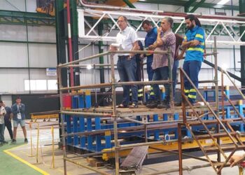 Un momento de la asamblea celebrada en uno de los talleres / FOTO: CSIF