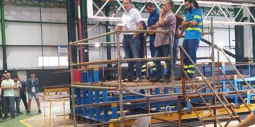 Un momento de la asamblea celebrada en uno de los talleres / FOTO: CSIF
