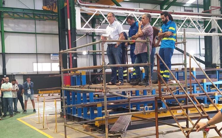 Un momento de la asamblea celebrada en uno de los talleres / FOTO: CSIF