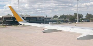 El aeropuerto jerezano visto desde el avión / FOTO: DBC