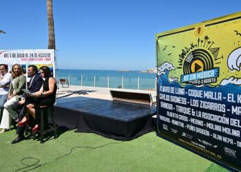 Un momento de la presentación de ambos carteles estivales / FOTO: Eulogio García