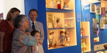 Primera visita al museo junto a María Emilia / FOTO: Ayto.