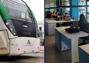 El Trambahía e Incubazul, realidades gracias a fondos europeos / FOTO: Junta / Zona Franca