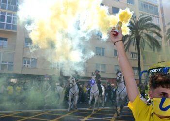 En uno de los recibimientos al equipo de la última campaña / FOTO: Eulogio García