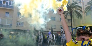 En uno de los recibimientos al equipo de la última campaña / FOTO: Eulogio García