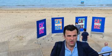 El entonces alcaldable del PP presentando su propuesta histórica-cultural / FOTO: Eulogio García