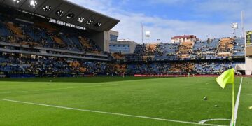 En la previa de un partido en el Nuevo Mirandilla / FOTO: Eulogio García