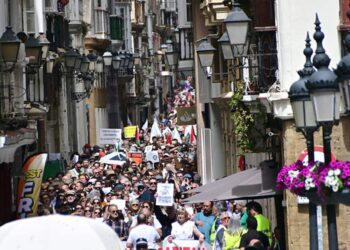 En la calle en defensa de la sanidad pública / FOTO: Eulogio García