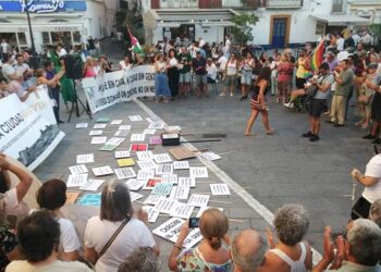 Uno de los momentos de la protesta del 20-J / FOTO: FOTO: Las Tres Rosas