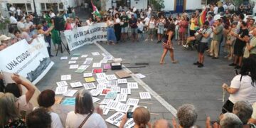 Uno de los momentos de la protesta del 20-J / FOTO: FOTO: Las Tres Rosas