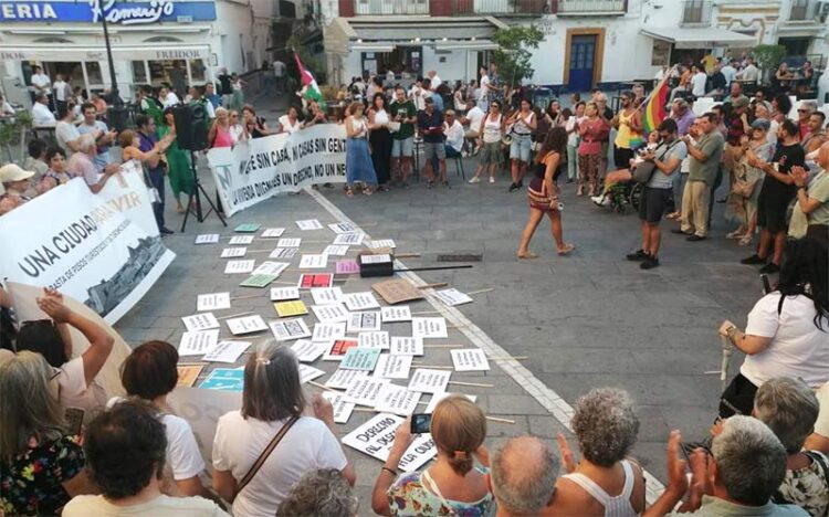 Uno de los momentos de la protesta del 20-J / FOTO: FOTO: Las Tres Rosas