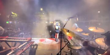 Mojinos Escozios en uno de sus conciertos en 2023