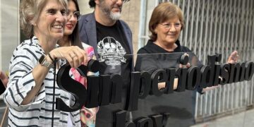 Del Río participaba junto a Olga Viza en una charla en Cádiz meses atrás / FOTO: APC