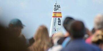 Ambiente en la Alameda de Cádiz durante el GP de 2023 / FOTO: Eulogio García