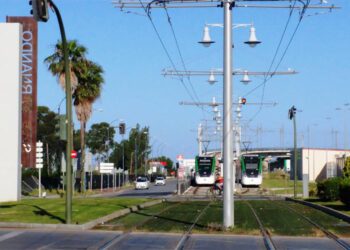 En la parada de La Ardila, en San Fernando / FOTO: Junta