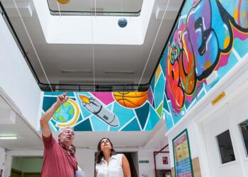 En el colegio Puente Zuazo se ha actuado en las cubiertas / FOTO: Ayto.