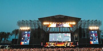 El escenario principal del festival chiclanero, años atrás / FOTO: Concert Music Festival