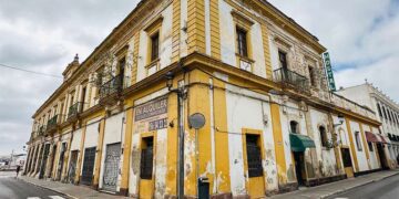 Una de las fachadas de la finca hoy en ruinas / FOTO: Ayto.
