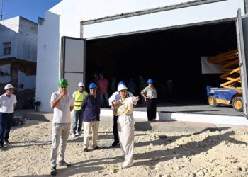 Visita de la alcaldesa a los trabajos en marcha / FOTO: Ayto.