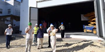 Visita de la alcaldesa a los trabajos en marcha / FOTO: Ayto.