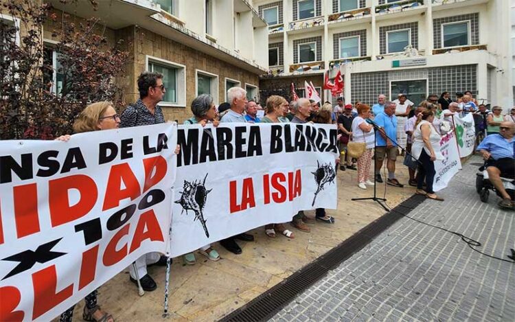 Una pasada protesta de la Marea Blanca / FOTO: cedida