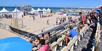 Una de las competiciones celebradas este verano en el Cádiz Arena / FOTO: Eulogio García