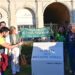 Gobierno y oposición en el estreno de la Glorieta de la Escuela Pública / FOTO: Eulogio García