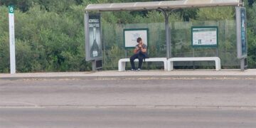 Una de las paradas en el campus del Río San Pedro / FOTO: Junta