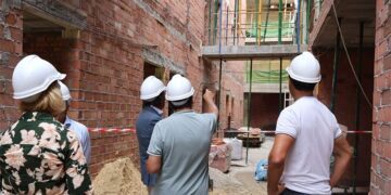 Visitando las obras en marcha / FOTO: Ayto.