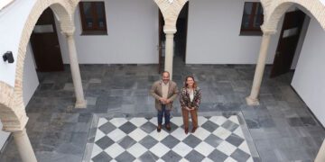La alcaldesa visitaba la actuación casi lista en noviembre de 2023 / FOTO: Ayto.