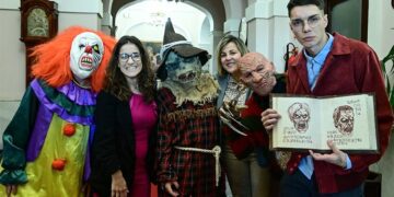 Presentando las actividades de Halloween en el Ayuntamiento / FOTO: Eulogio García