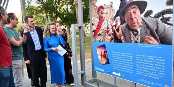 El alcalde y su edil de Cultura inauguran una exposición en el marco de Alcances / FOTO: Eulogio García