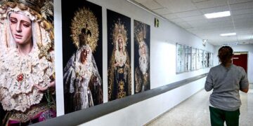 Exposición religiosa vista meses atrás en el hospital / FOTO: Eulogio García