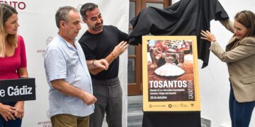 Presentando el cartel días atrás / FOTO: Eulogio García