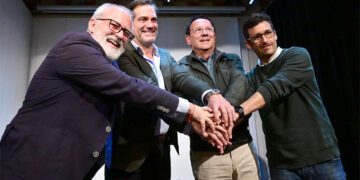 La felicidad de cuatro de los cinco elegidos / FOTO: Eulogio García