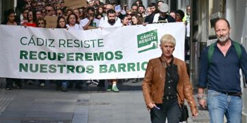 Cabecera de la marcha / FOTO: Eulogio García