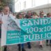 Cabecera de la marcha iniciando la protesta / FOTO: CCOO Cádiz
