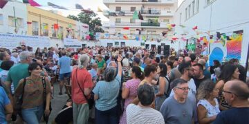 Lleno en la verbena popular alternativa de septiembre / FOTO: cedida