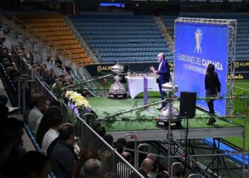Un momento del acto celebrado en la misma Tribuna del estadio / FOTO: Cádiz CF