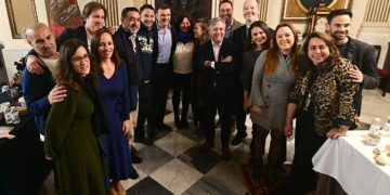 Concejales de gobierno y oposición juntos y revueltos / FOTO: Eulogio García