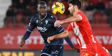 Diakité en el once titular / FOTO: Cádiz CF