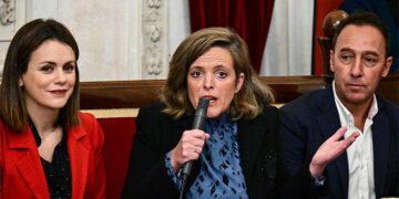 La concejala Maite González interviniendo en el pleno de diciembre / FOTO: Eulogio García