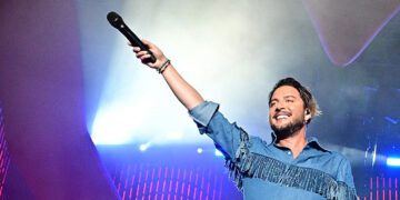 El onubense disfrutando de su último concierto en Cádiz / FOTO: Eulogio García