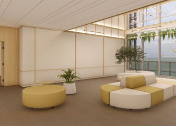 Detalle de la nueva sede del Colegio de Médicos / FOTO: COMCADIZ