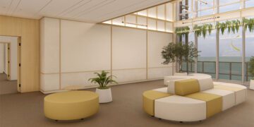 Detalle de la nueva sede del Colegio de Médicos / FOTO: COMCADIZ